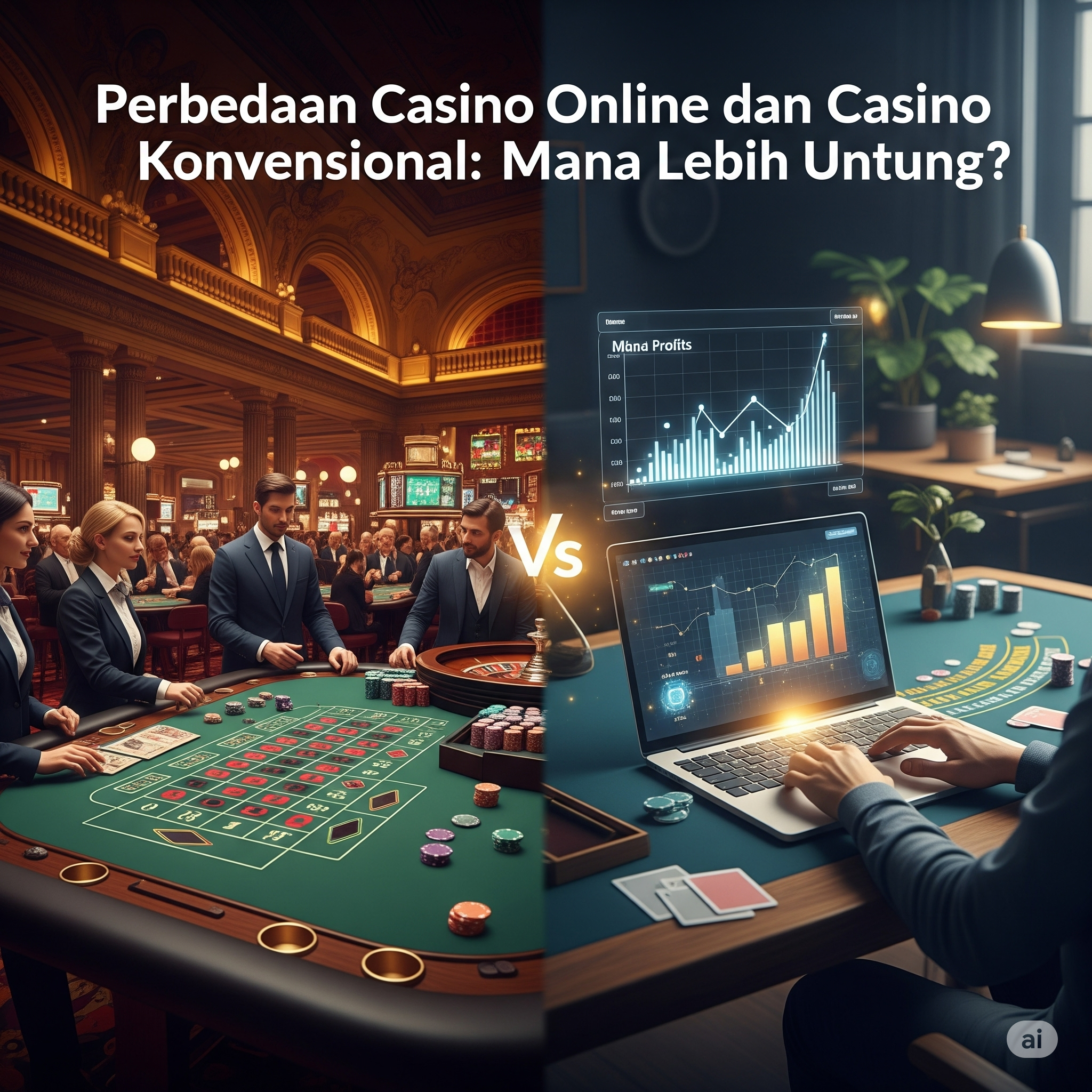 Perbedaan Casino Online dan Casino Konvensional: Mana Lebih Untung?